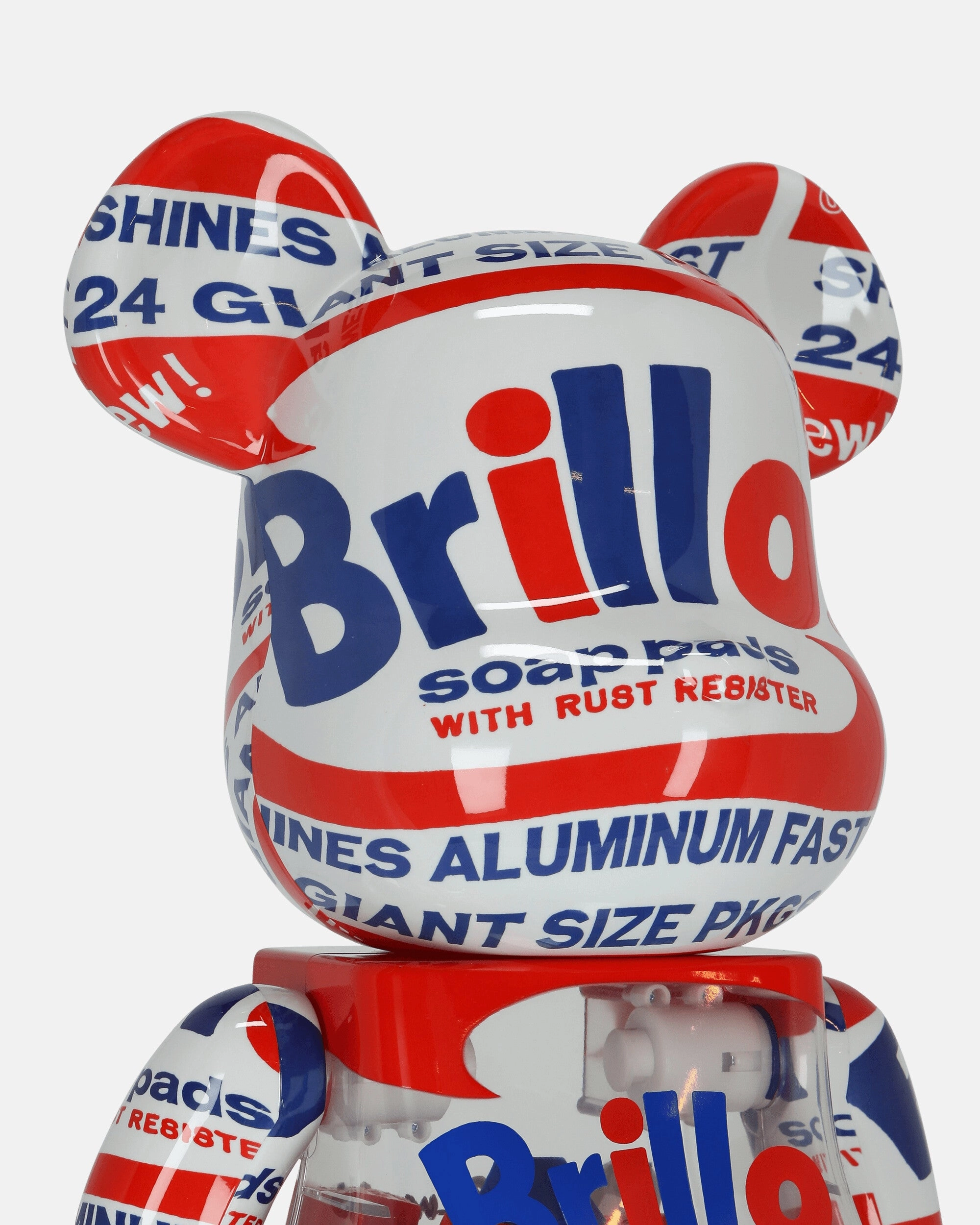 1000% Andy Warhol Brillo Be@rbrick Multicolor