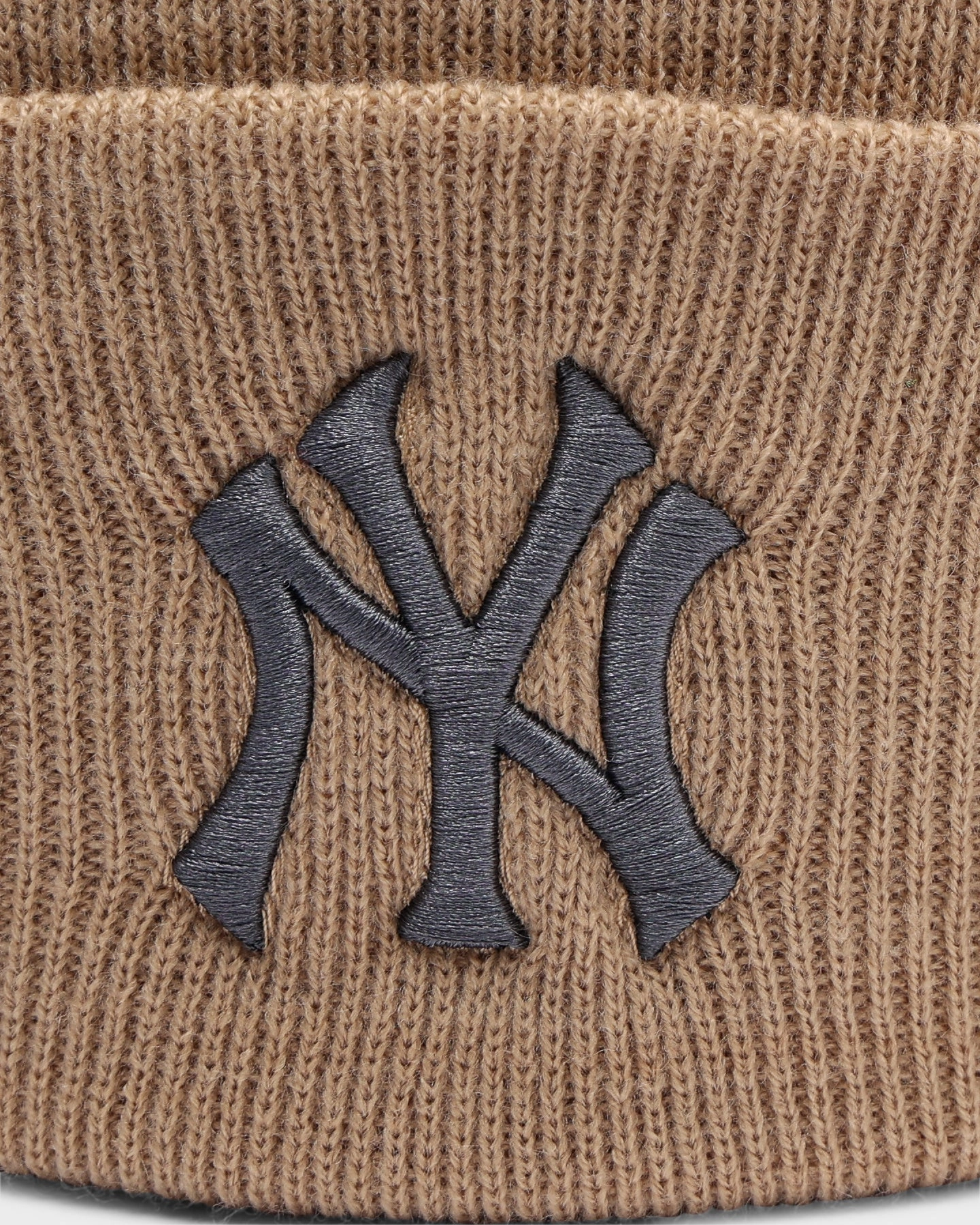47 Brand New York Yankees Haymaker Cuff Knit Beanie Khaki