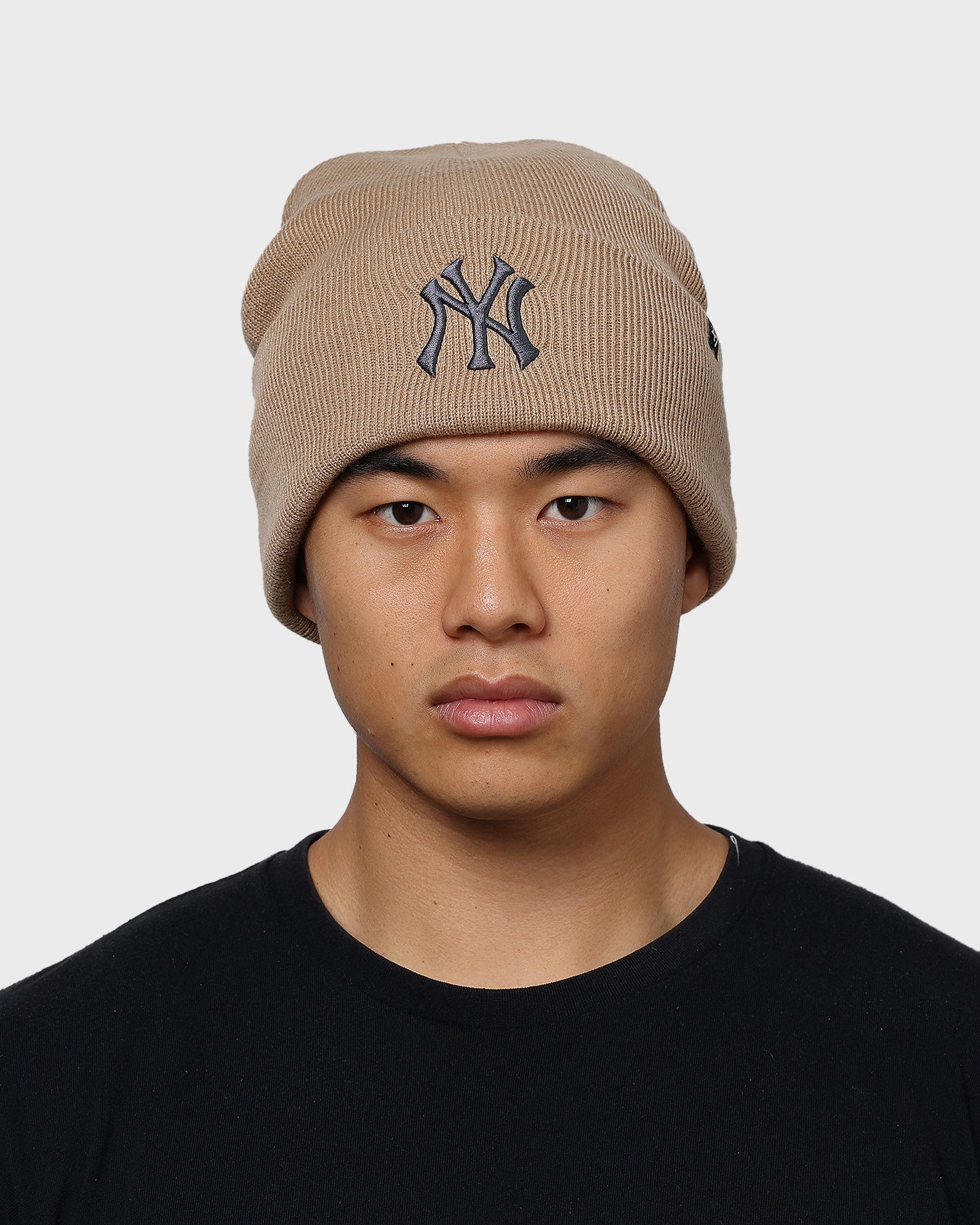47 Brand New York Yankees Haymaker Cuff Knit Beanie Khaki