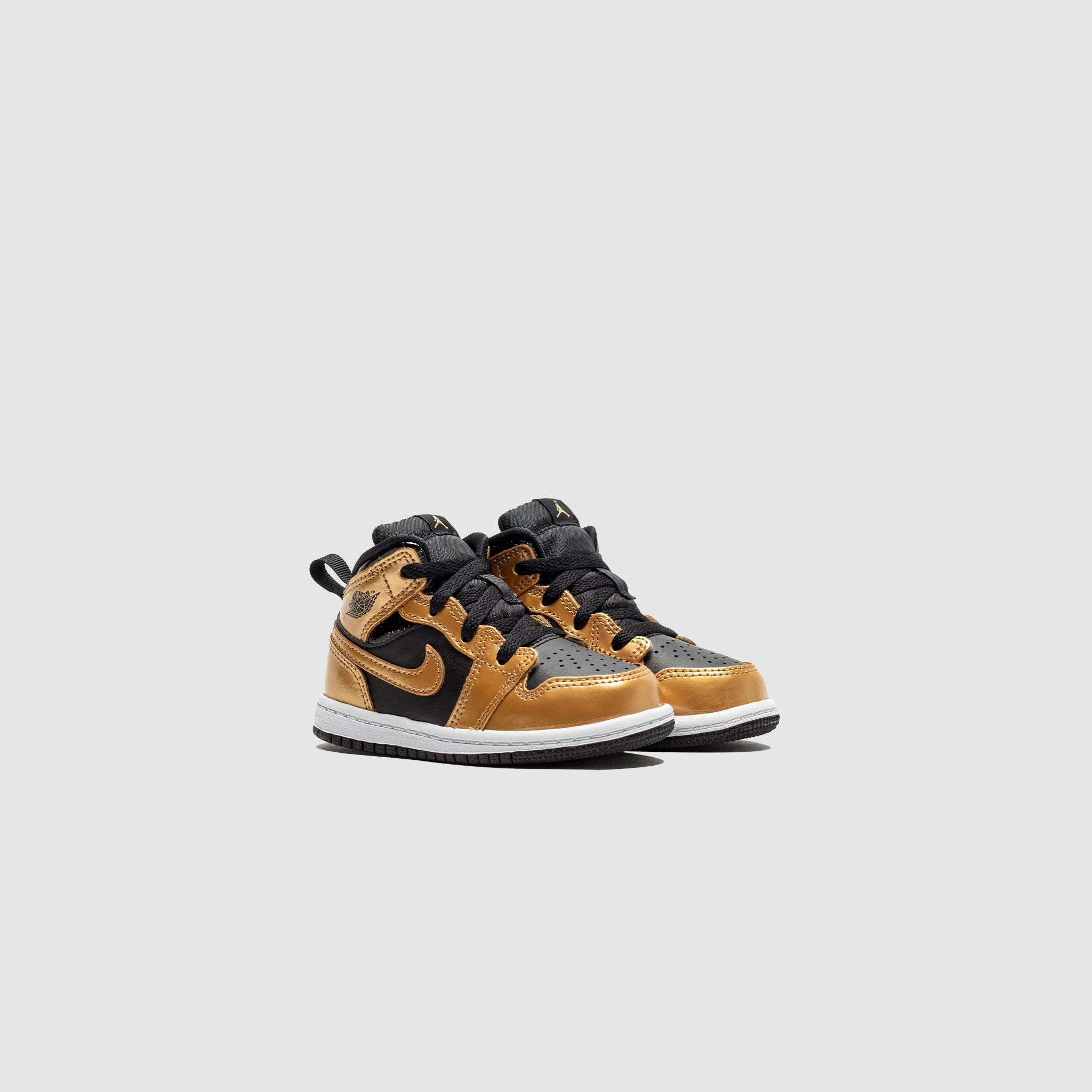 AIR JORDAN 1 MID SE (TD) BLACK & GOLD