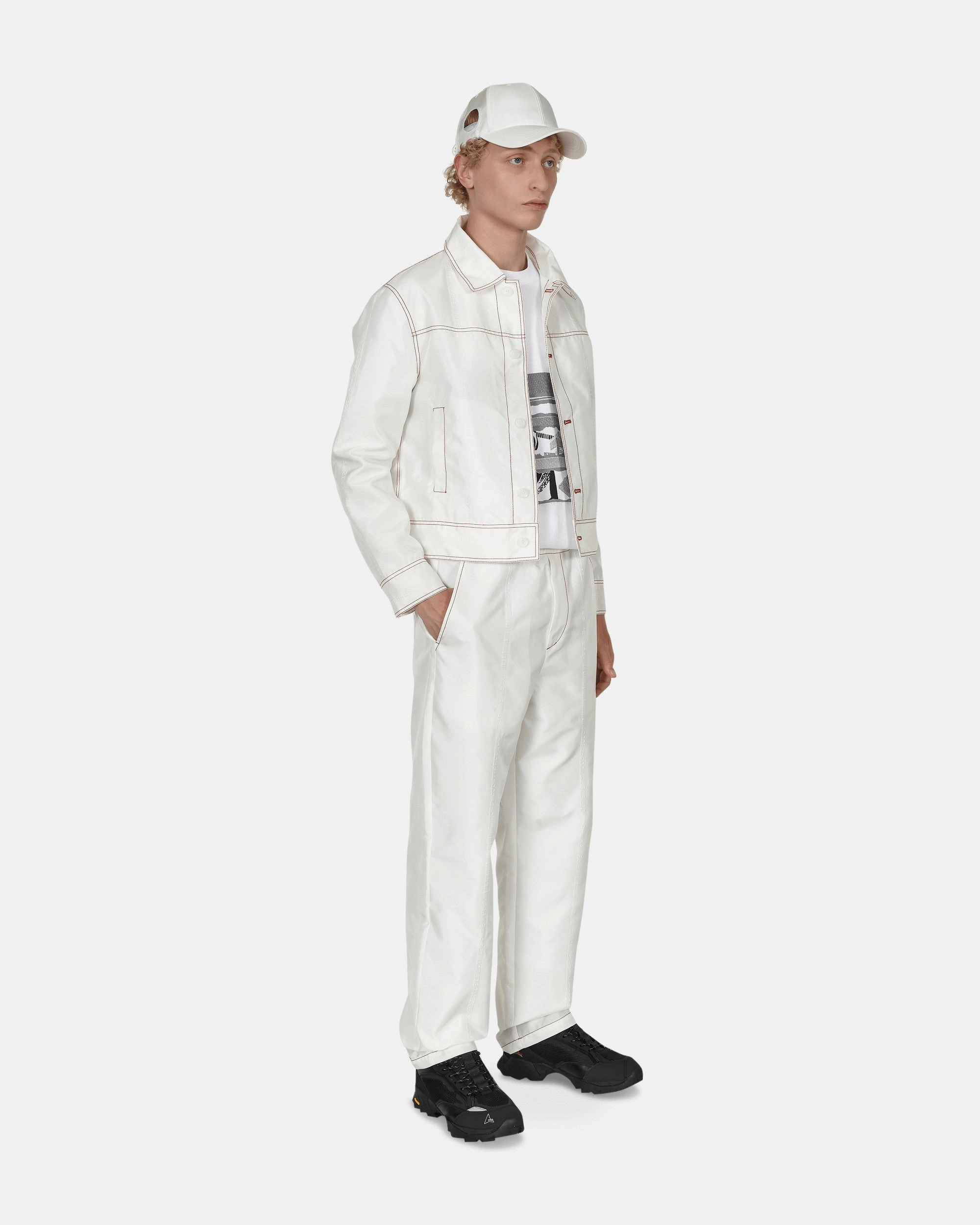 Airbag String Trousers White