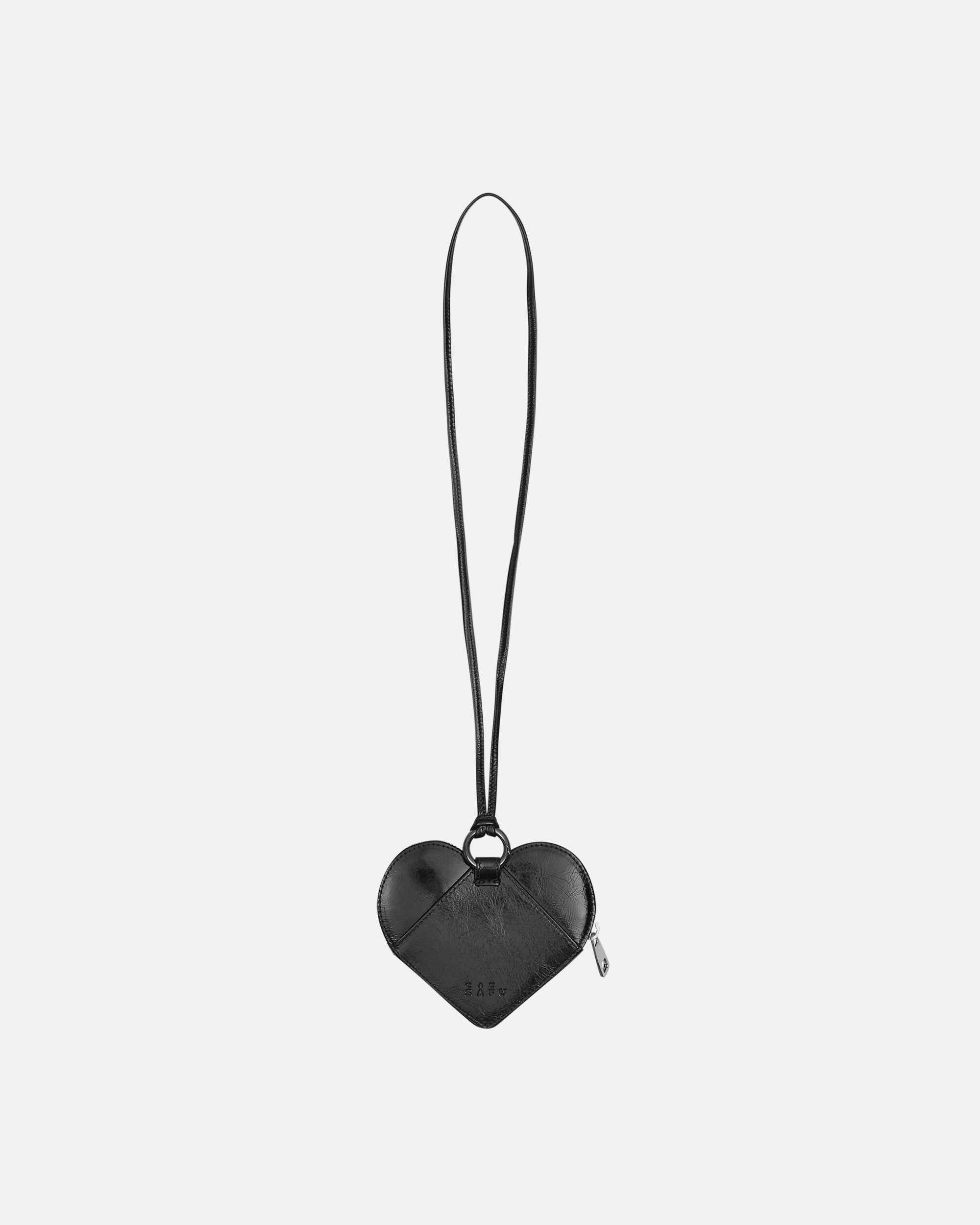 Amor Neck Wallet Black