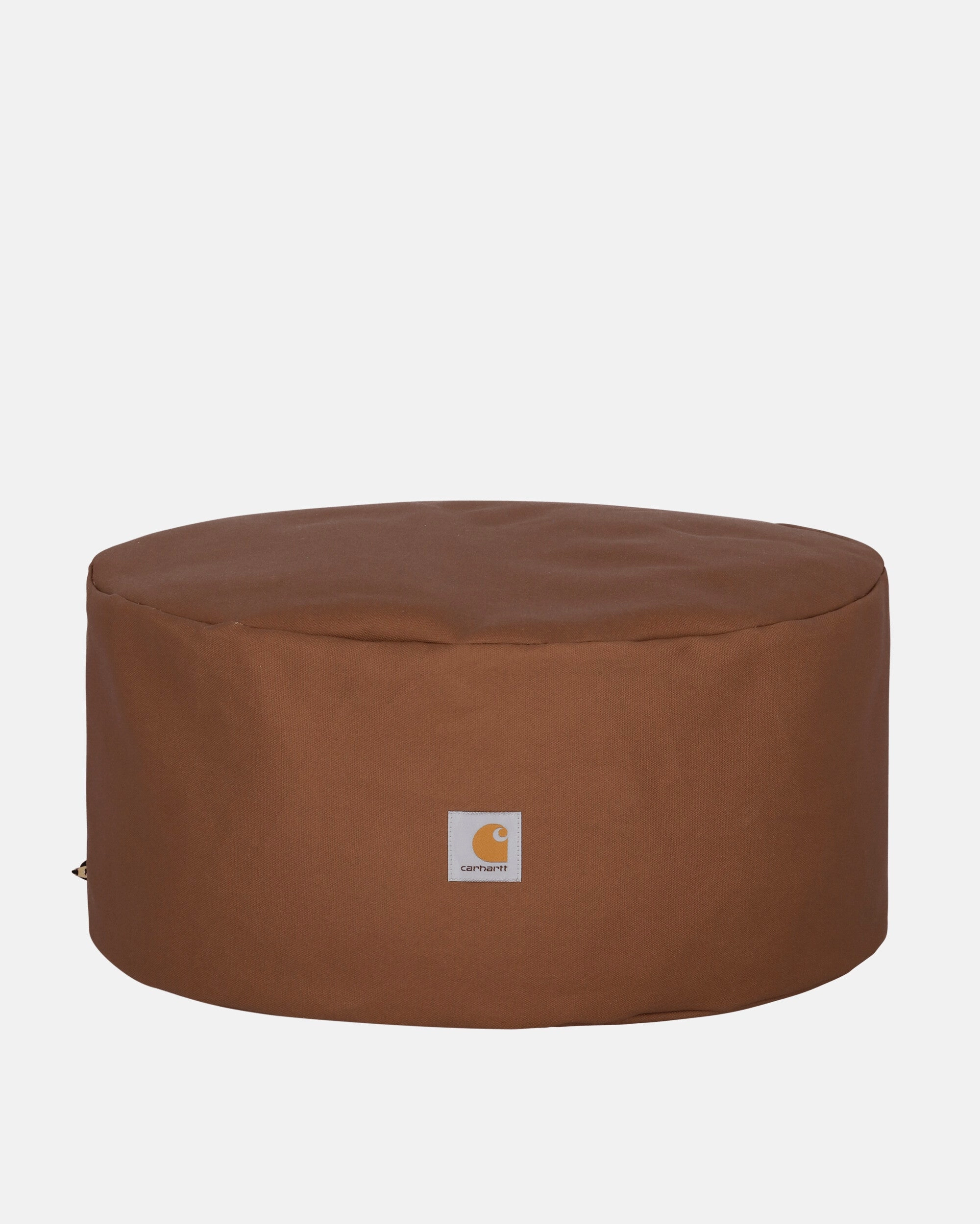 Canvas Pouf Hamilton Brown