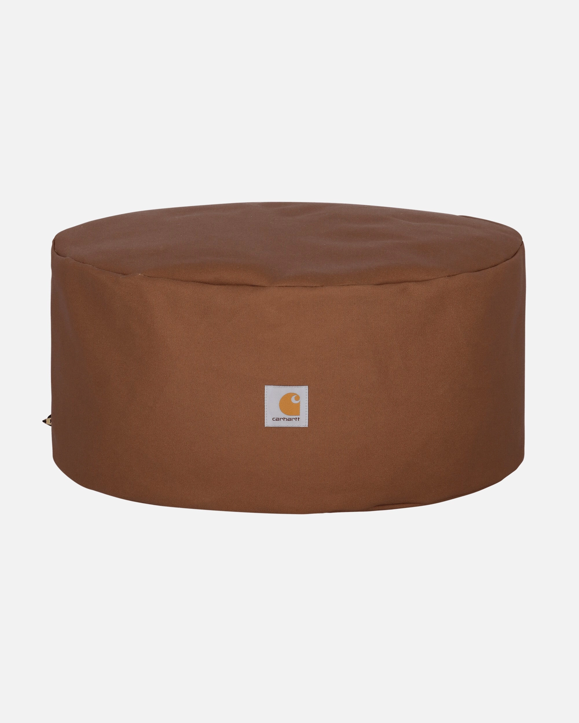 Canvas Pouf Hamilton Brown