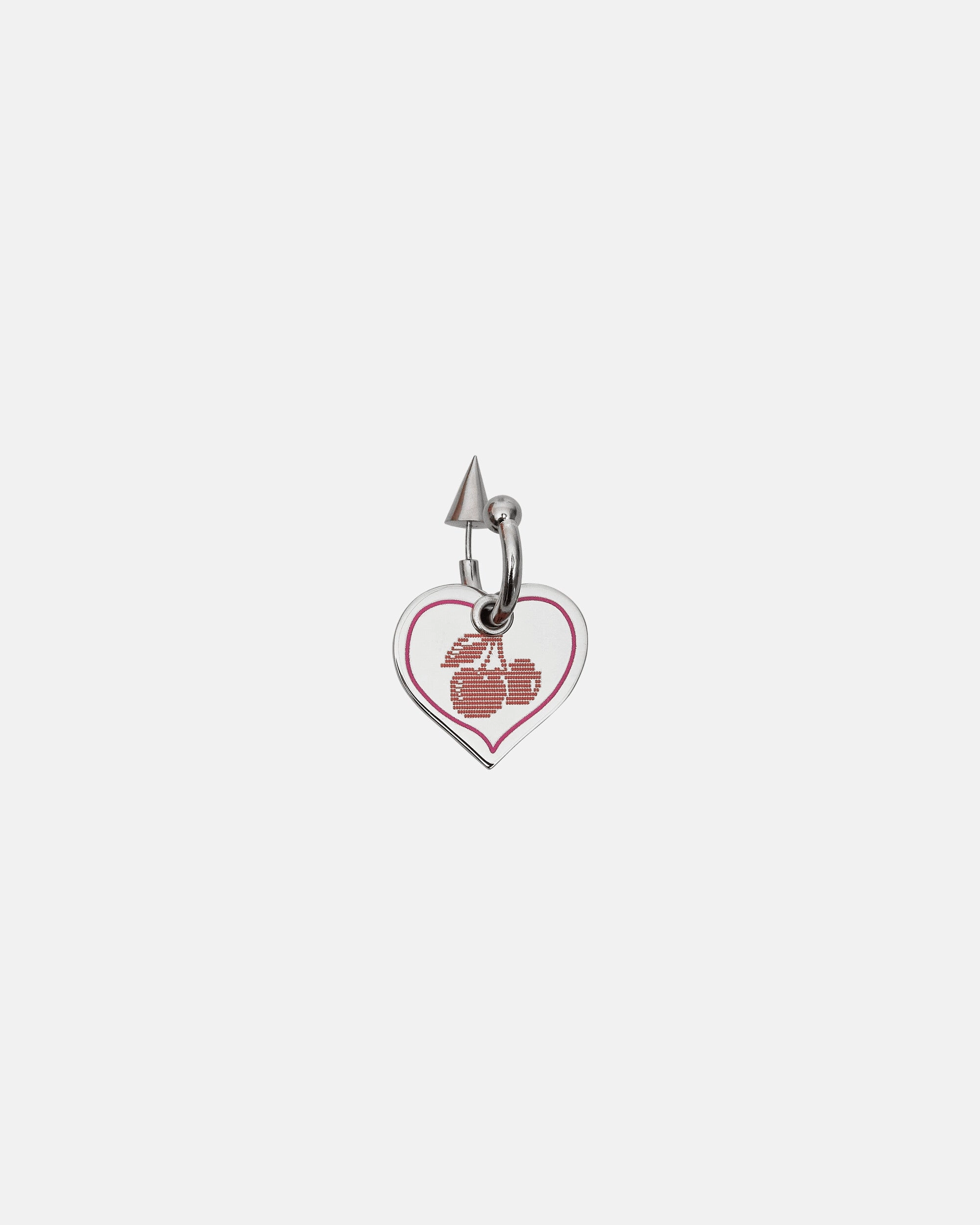 Cherry Bomb Earring Silver / Red