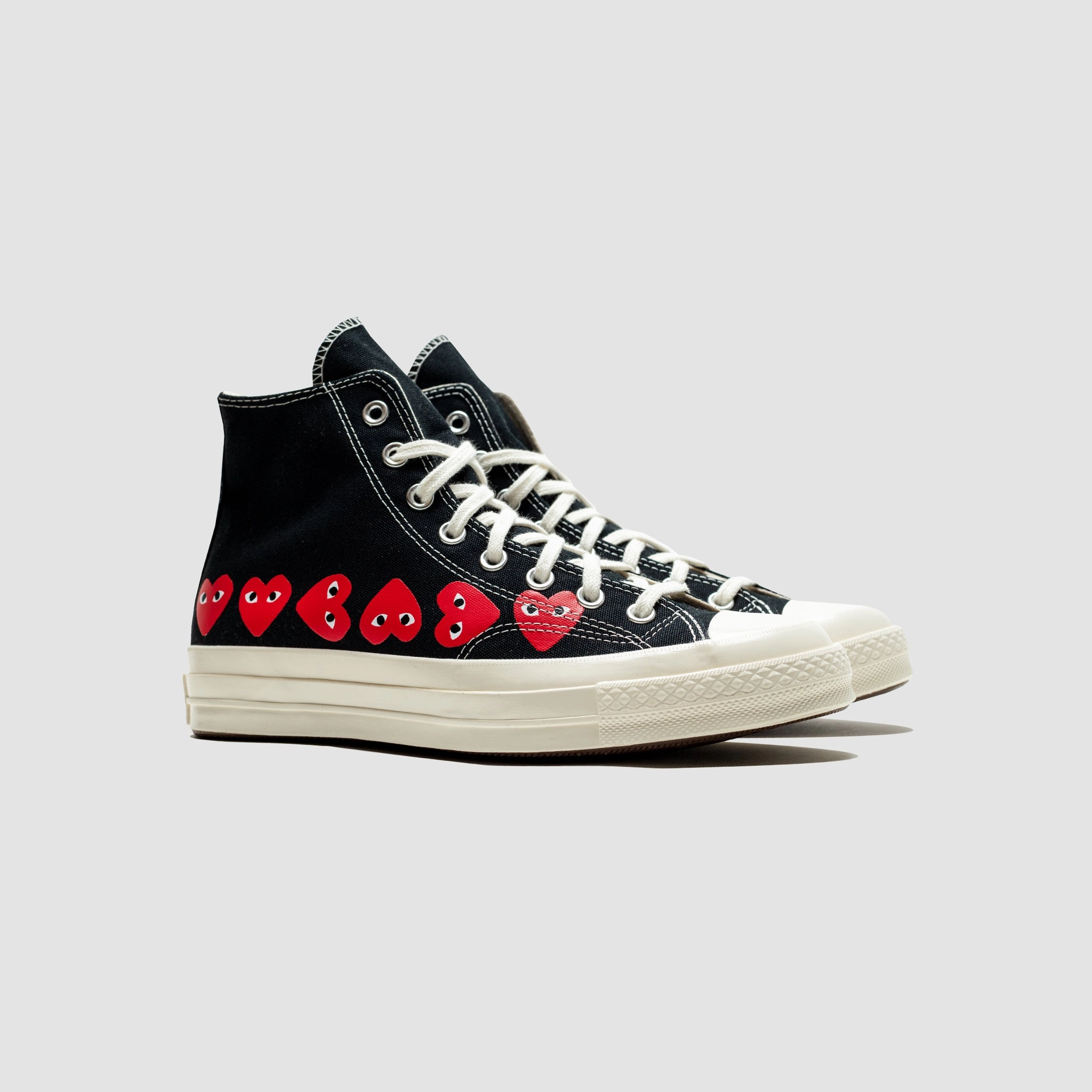 CHUCK TAYLOR ALL-STAR '70 HIGH BLACK/RED MULTI HEART