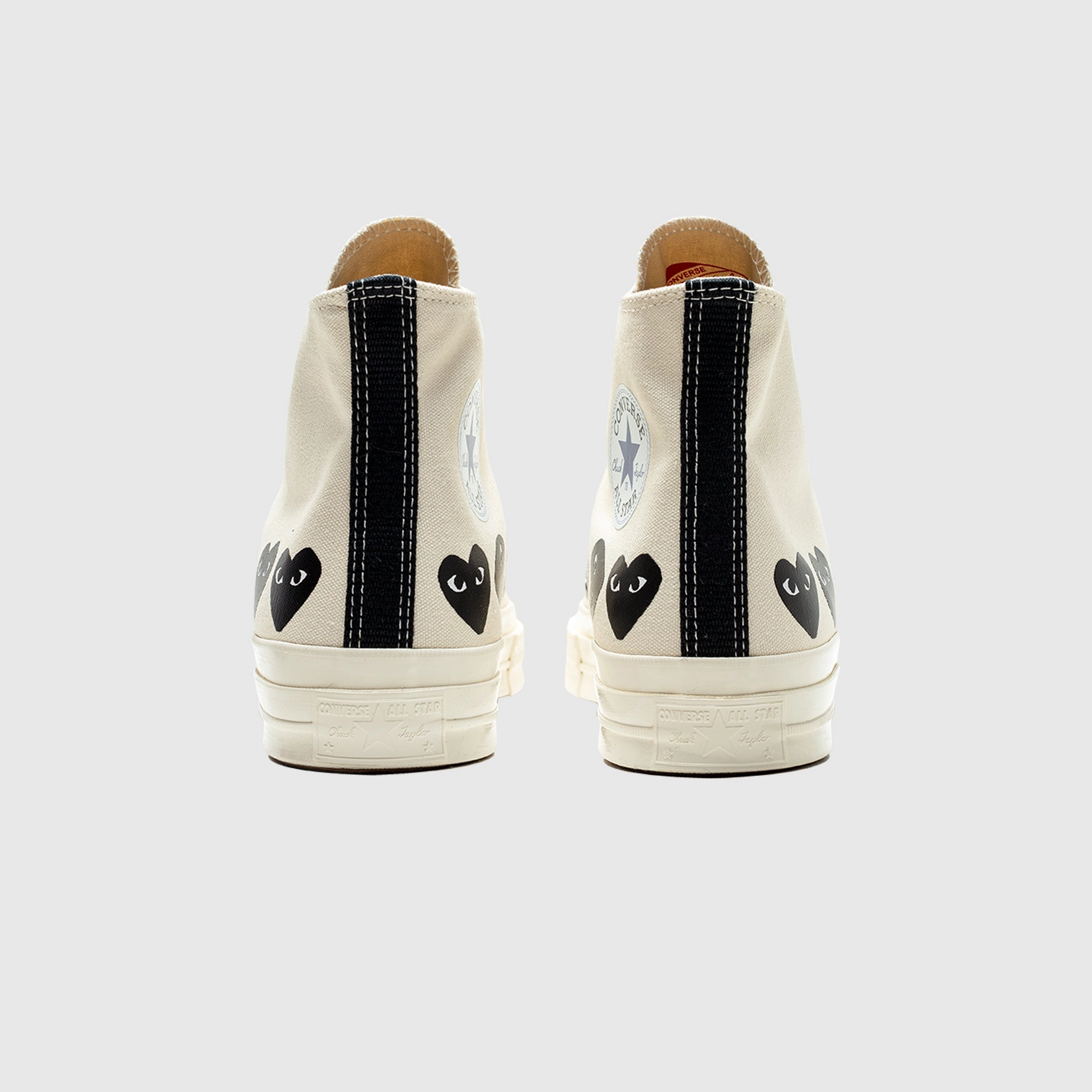 CHUCK TAYLOR ALL-STAR '70 HIGH MILK/BLACK MULTI HEART