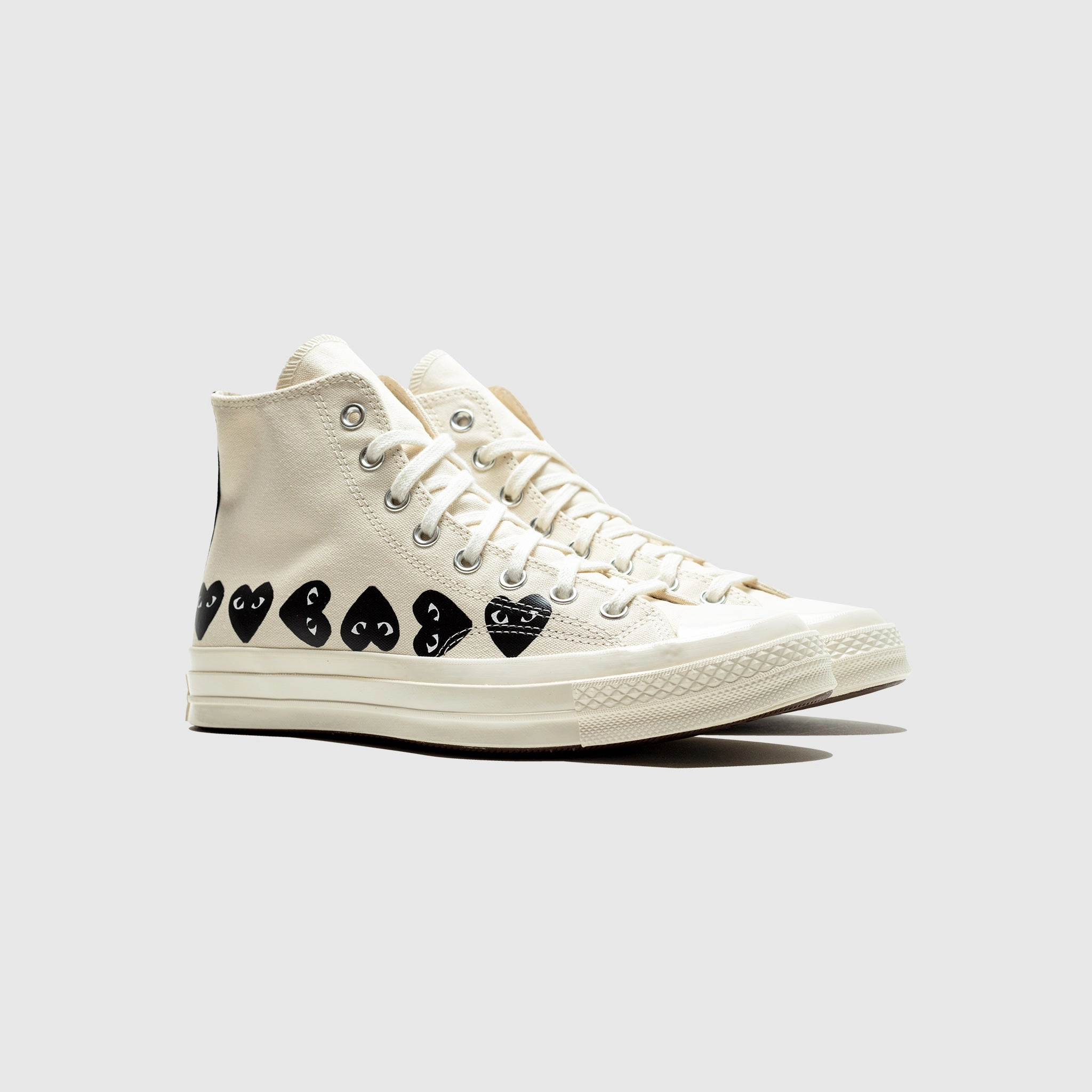 CHUCK TAYLOR ALL-STAR '70 HIGH MILK/BLACK MULTI HEART