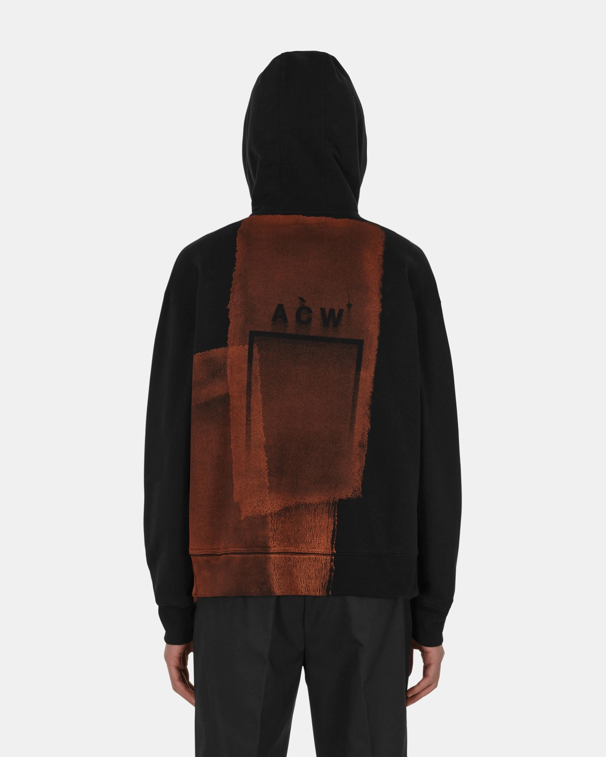 Collage Hooded Sweatshirt Black