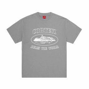 Corteiz OG Alcatraz RTW Tee – Gully Grey