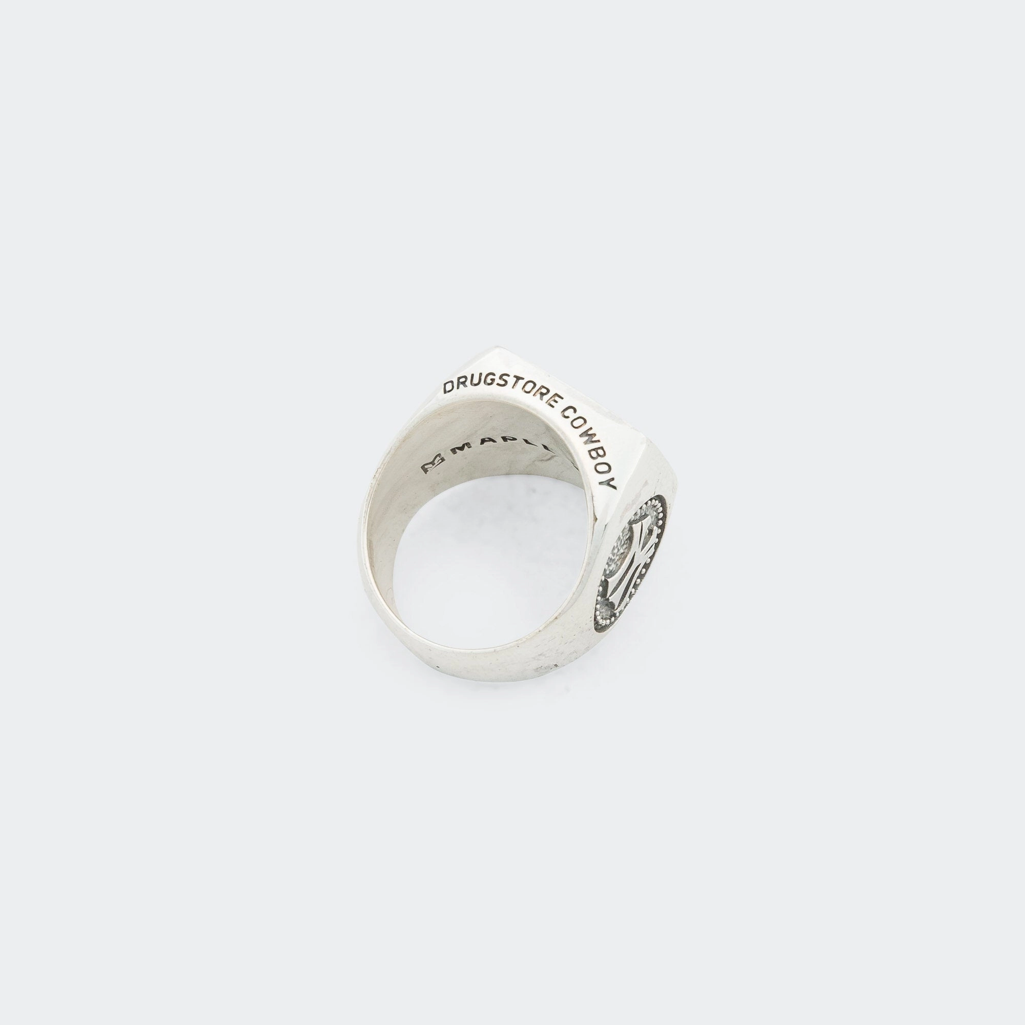 Cowboy Signet Ring - 925 Silver