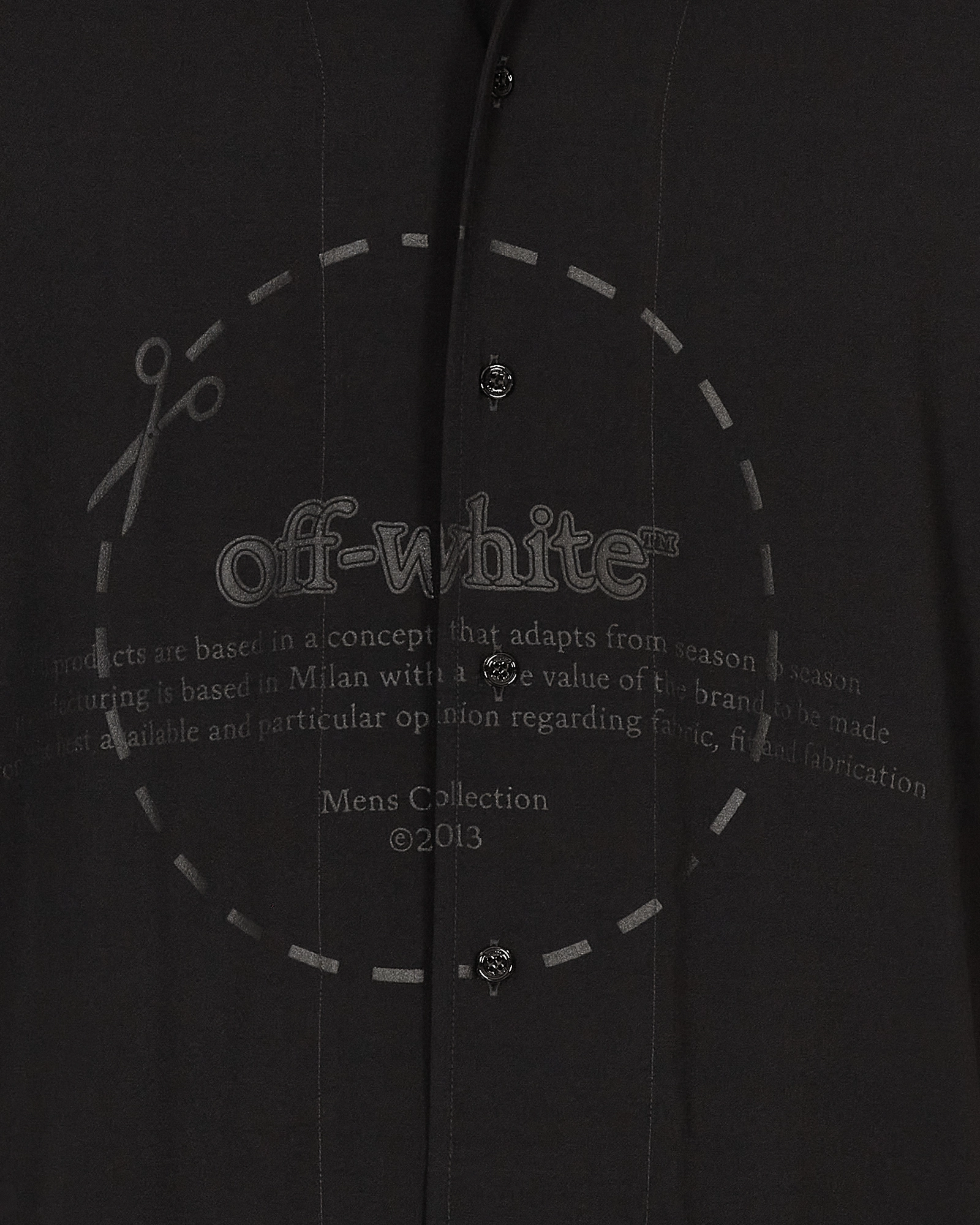 Cut Here Logo Holiday Shirt Black