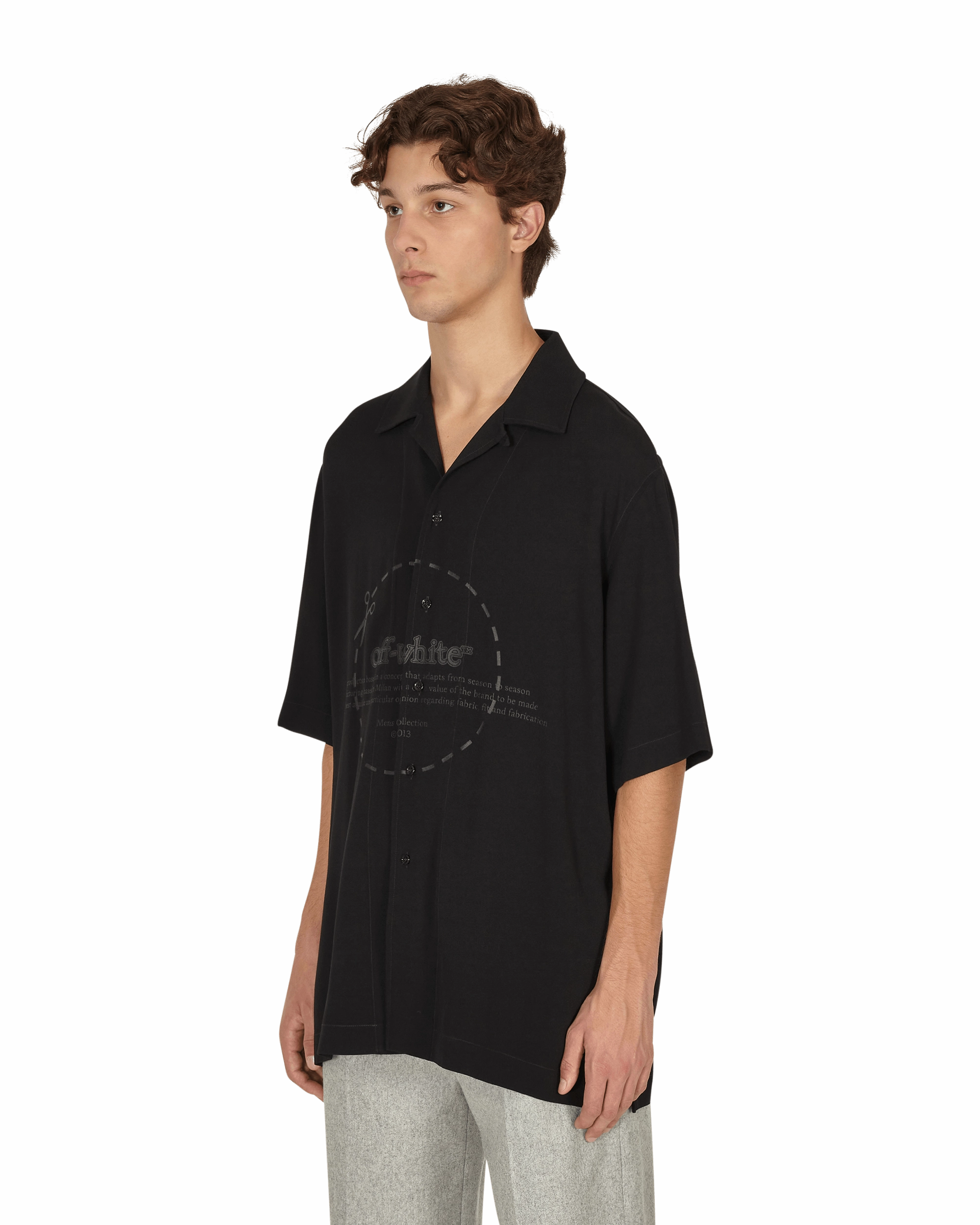 Cut Here Logo Holiday Shirt Black