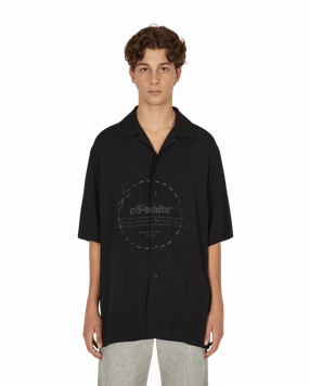 Cut Here Logo Holiday Shirt Black