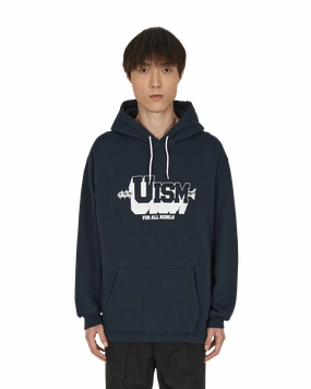 Cut-Up Hooded Sweatshirt Navy