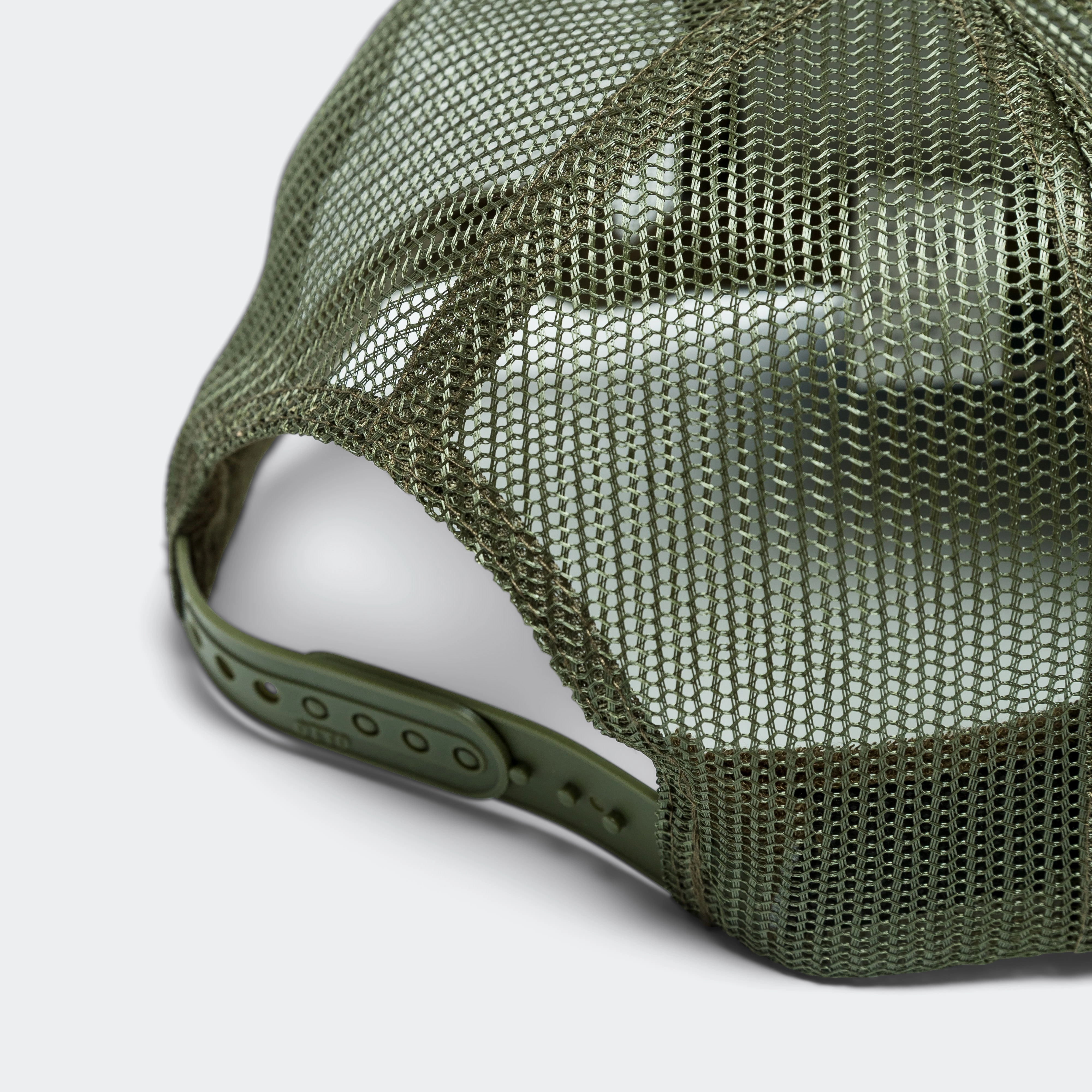 DENIM REPAIR SERVICE Denim Re-Construct Trucker Cap - Dark Green