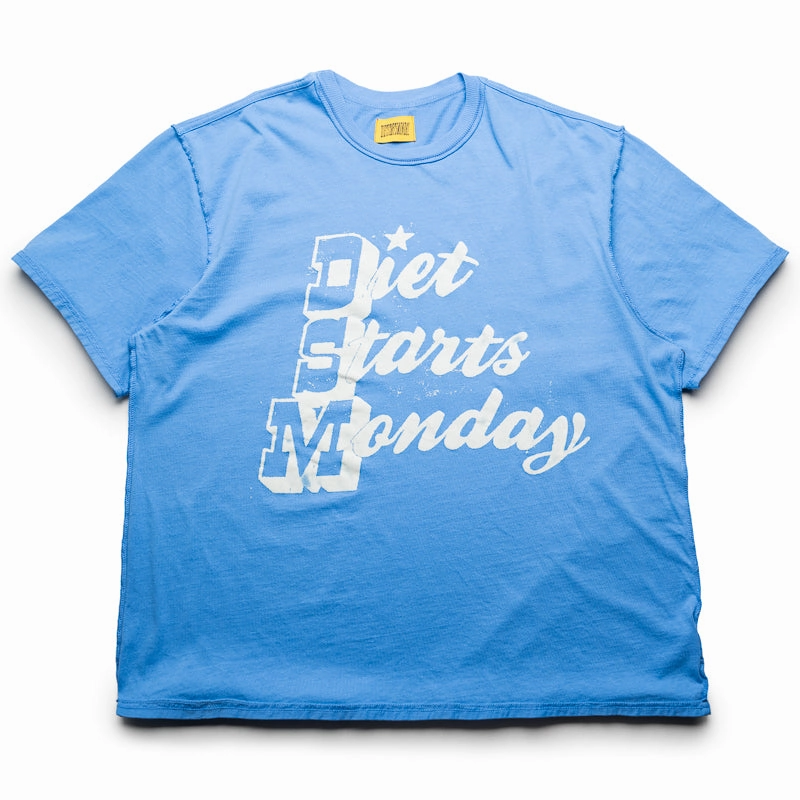 Diet Starts Monday Star Tee - Vintage Blue