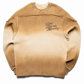 Diet Starts Monday Sunset Waffle L/S - Sand