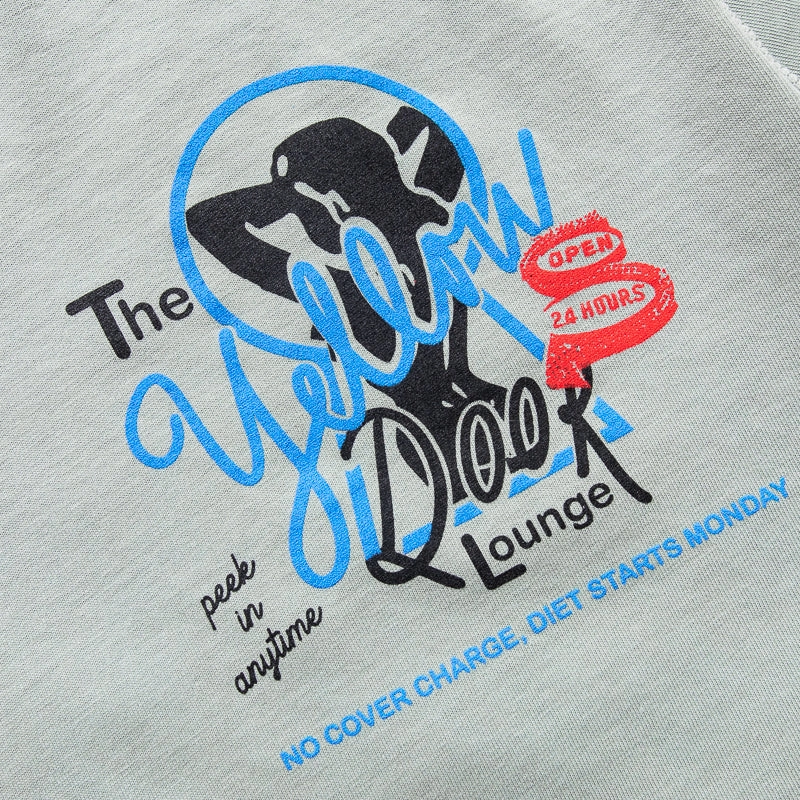 Diet Starts Monday Yellow Door Tee - Heather Grey