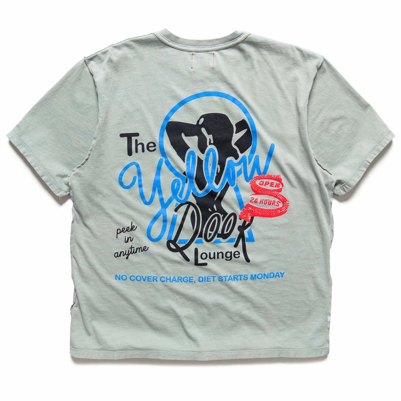 Diet Starts Monday Yellow Door Tee - Heather Grey