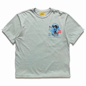 Diet Starts Monday Yellow Door Tee - Heather Grey