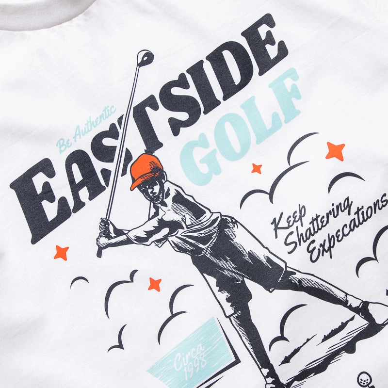 Eastside Golf Keep Shattering Expectations Tee - White