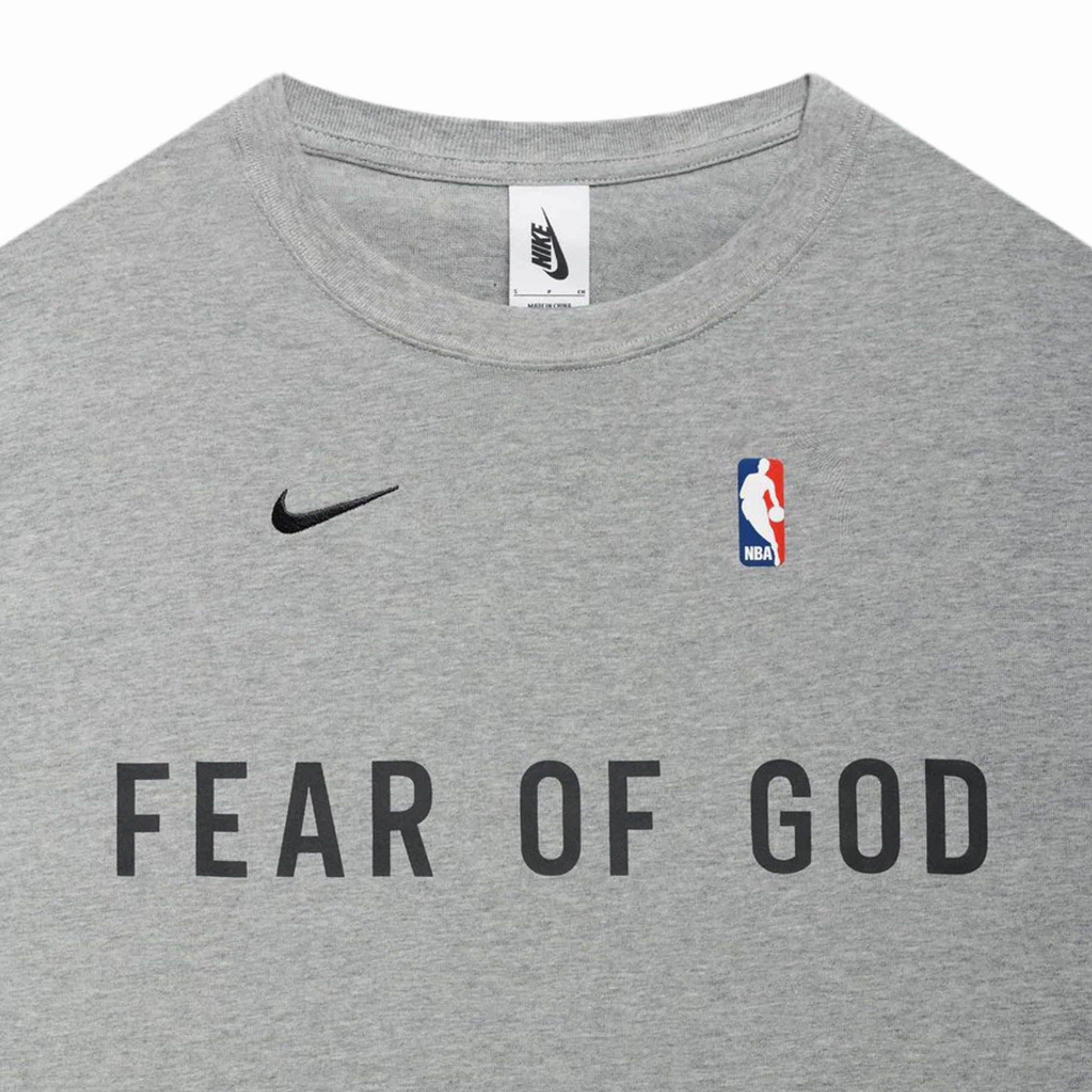 Fear Of God x Nike Warm Up T-Shirt - Dark Heather Grey