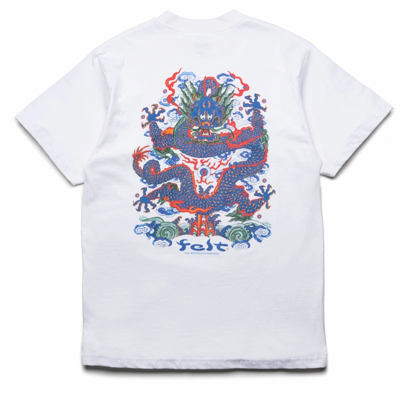 Felt Dynasty Tee - White