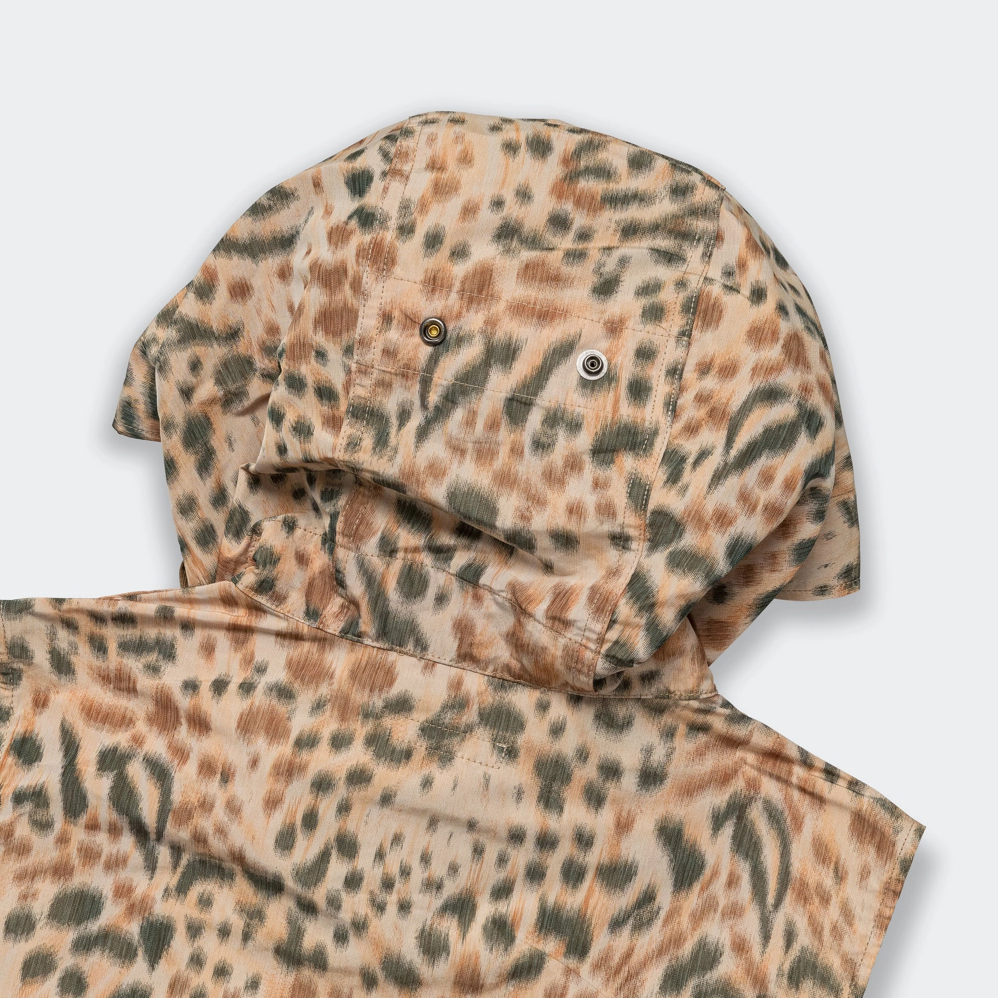 Field Vest - Brown Poly Leopard Print