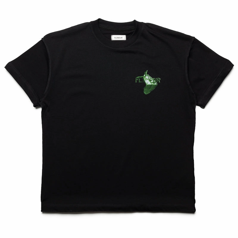 Flaneur Bending Time Tee - Black