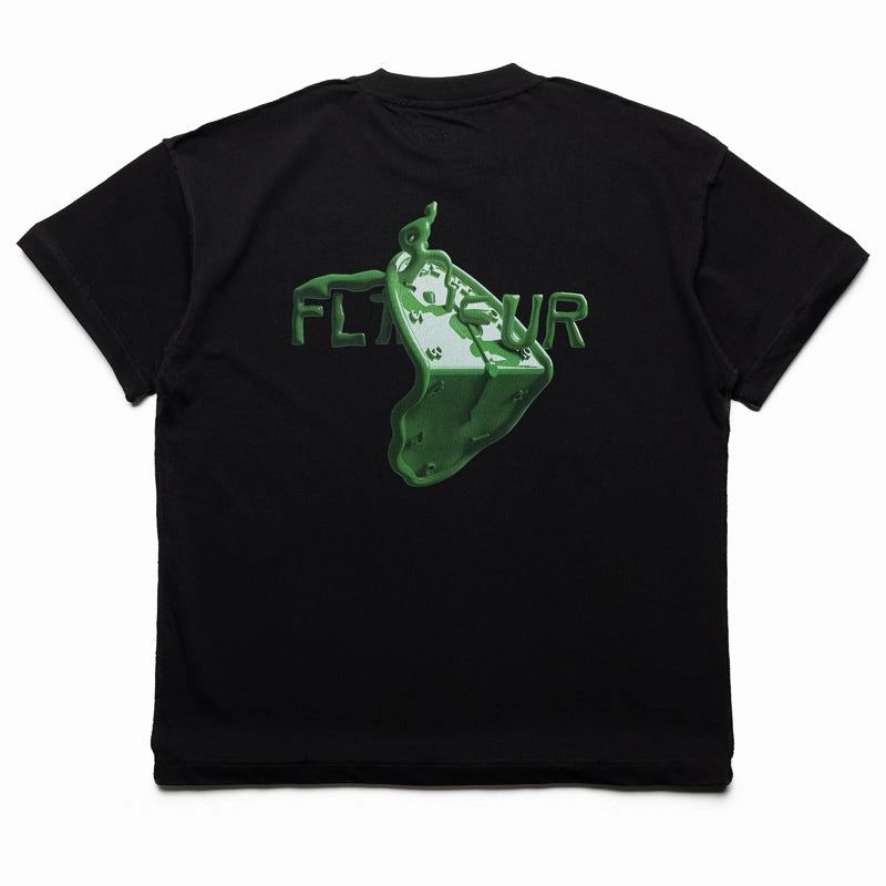 Flaneur Bending Time Tee - Black