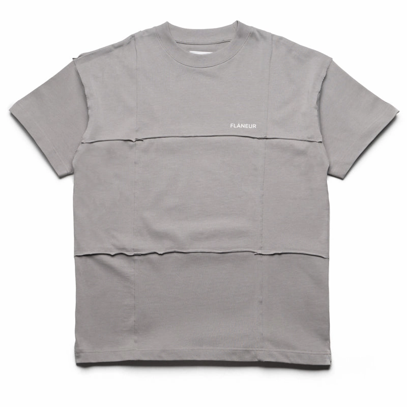 Flaneur Cut & Sew Tee - Concrete Grey