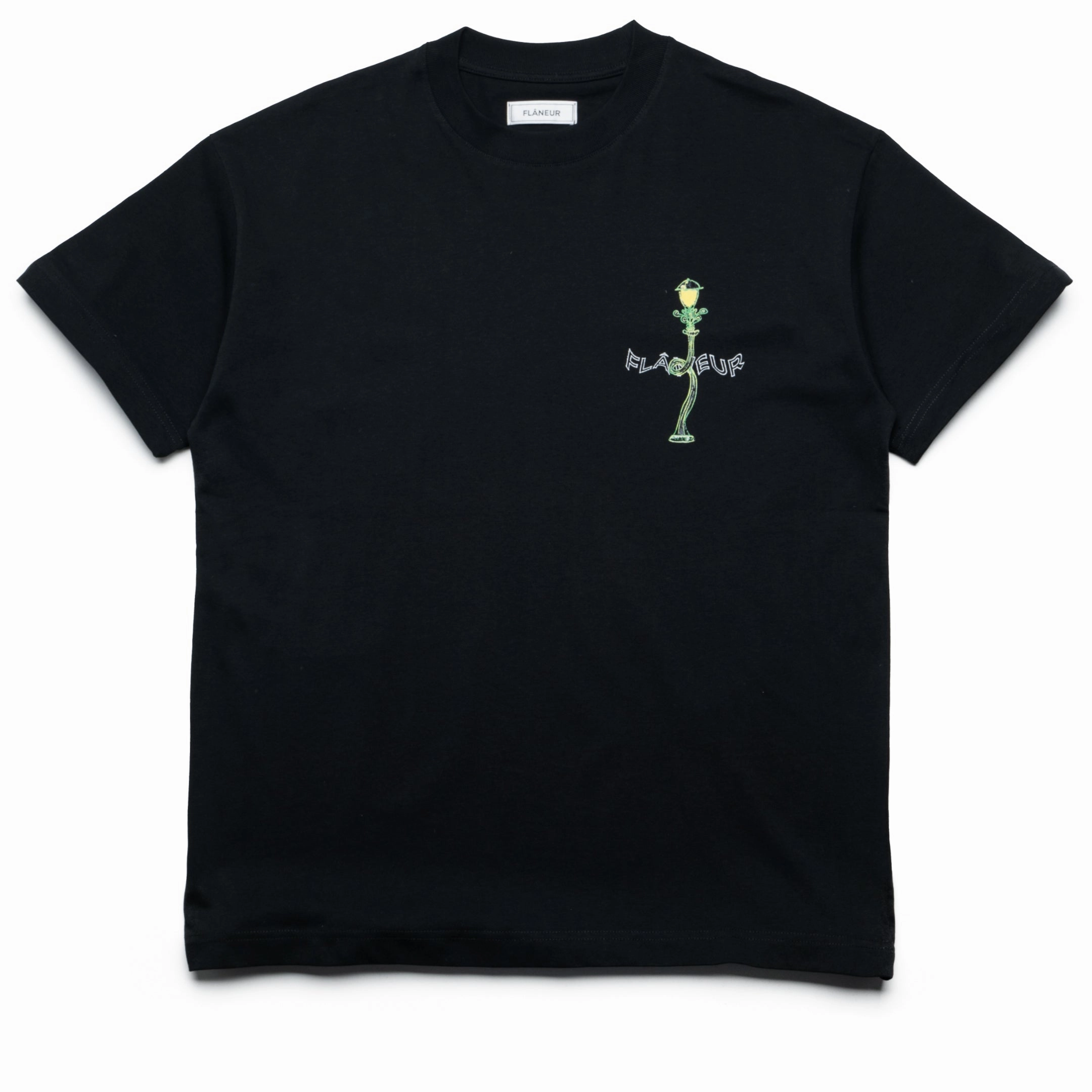 Flaneur Lantern Tee - Black