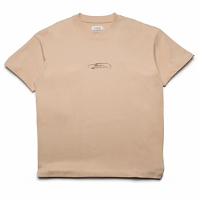 Flaneur Letter Tee - Tan