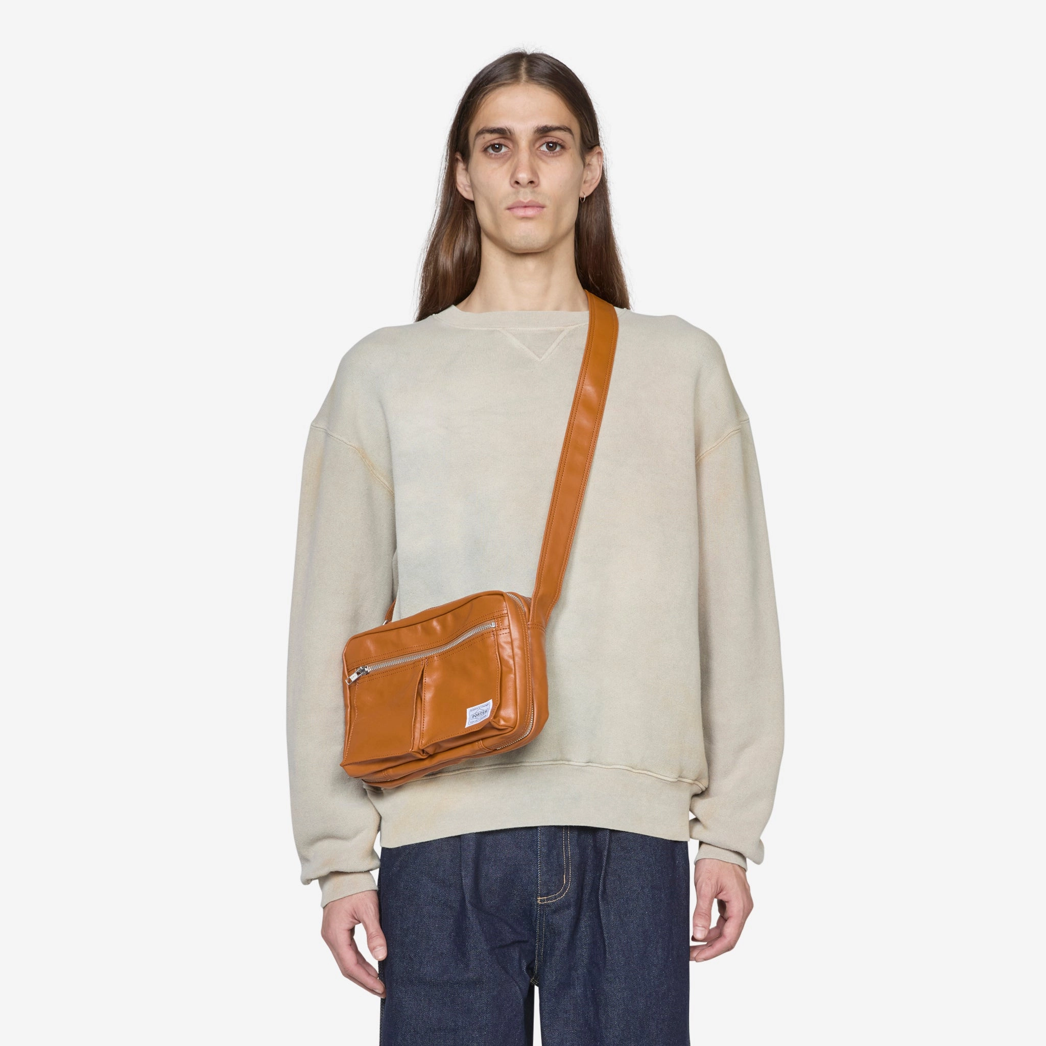 Free Style Shoulder Bag Camel (S)