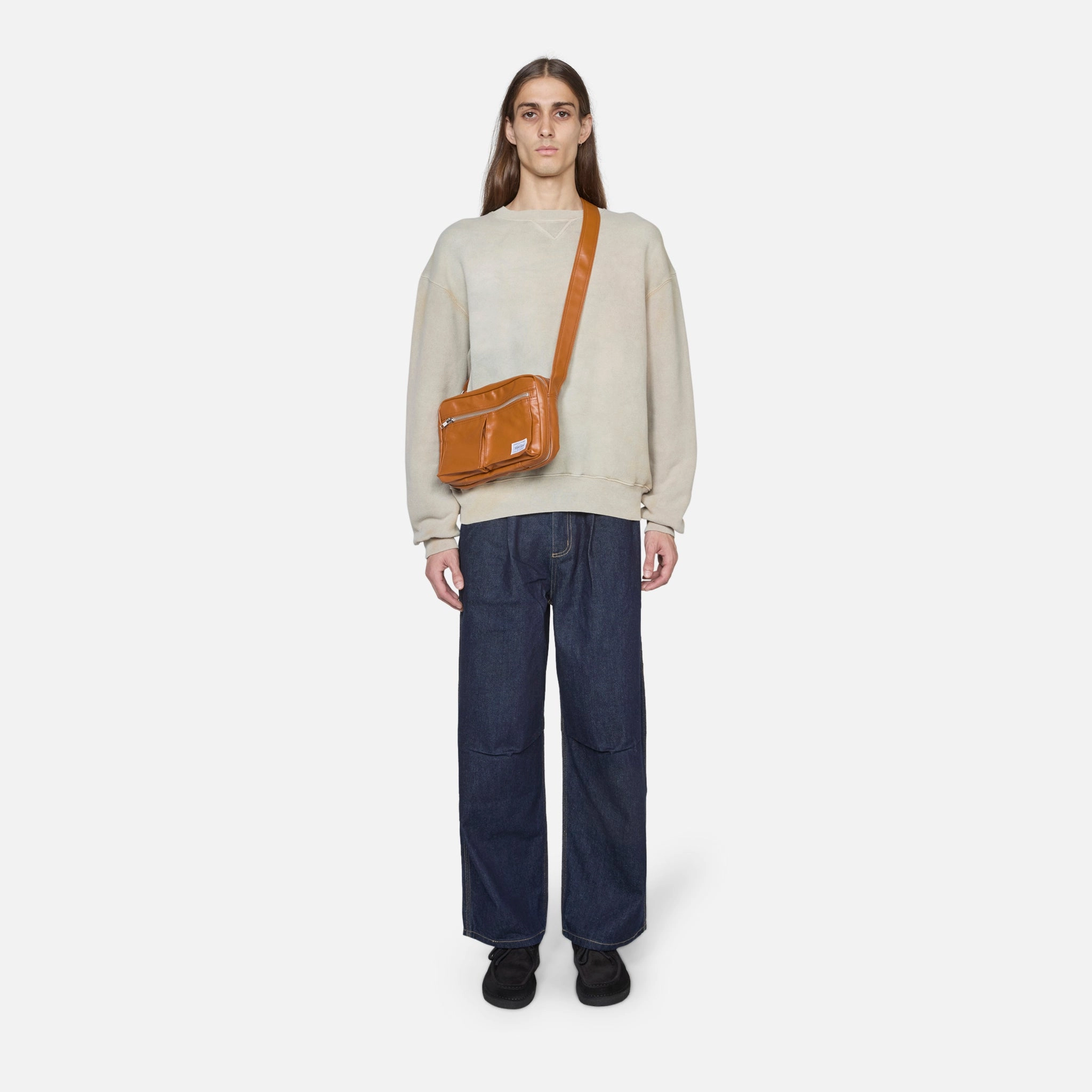 Free Style Shoulder Bag Camel (S)