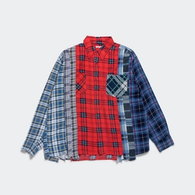 FW24 Rebuild Flannel 7 Cuts Shirt - Large #1