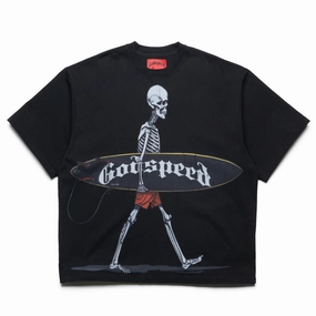 Godspeed New York Surf Day Tee - Black