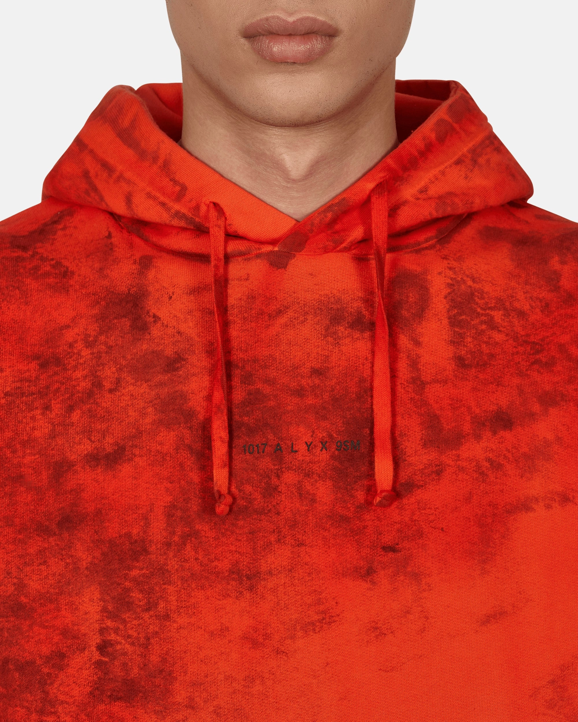 Graphic Hooded Sweatshirt Red