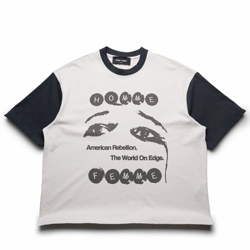 Homme Femme Teary Eye Tee - White