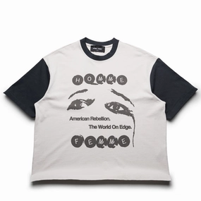 Homme Femme Teary Eye Tee - White