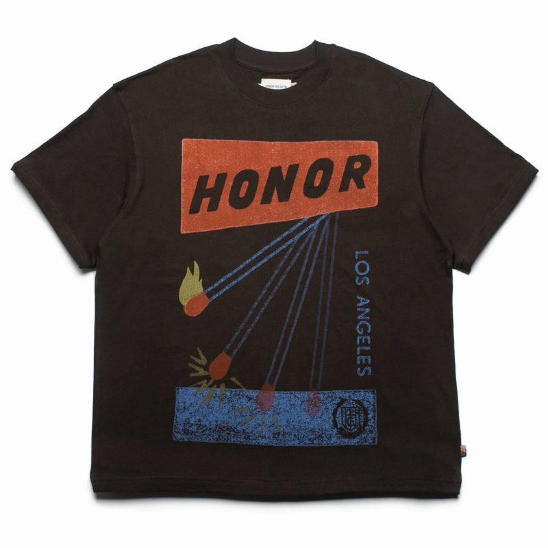 Honor The Gift Match Box Tee - Black