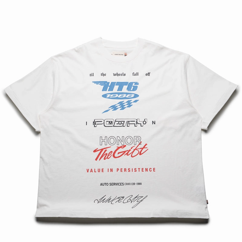 Honor The Gift Persistence Race Tee - White