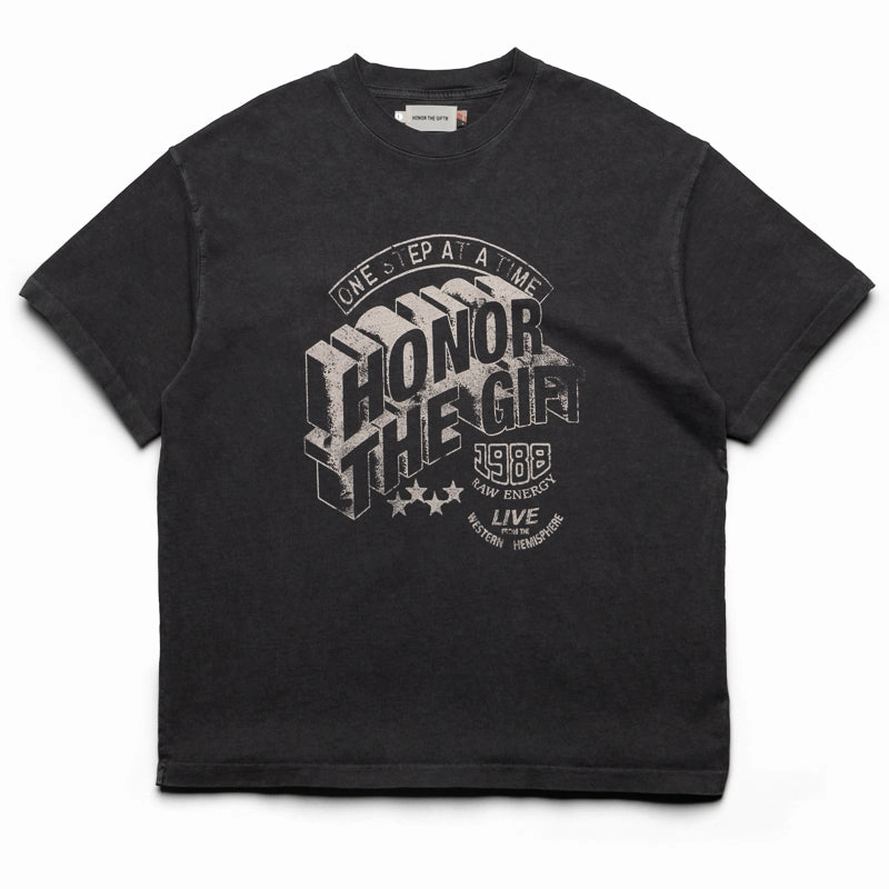 Honor The Gift Raw Energy Tee - Black