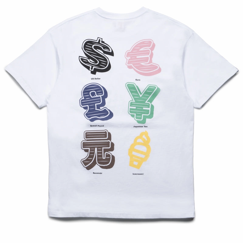 Ice Cream Cash Rules Tee - White