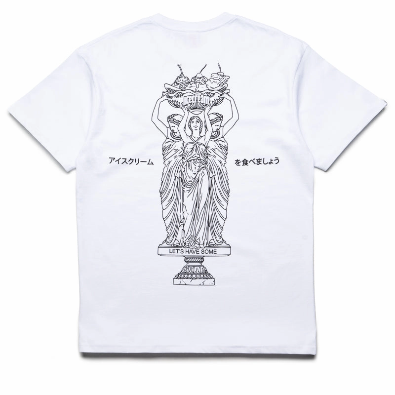 Ice Cream Fountain Tee - White