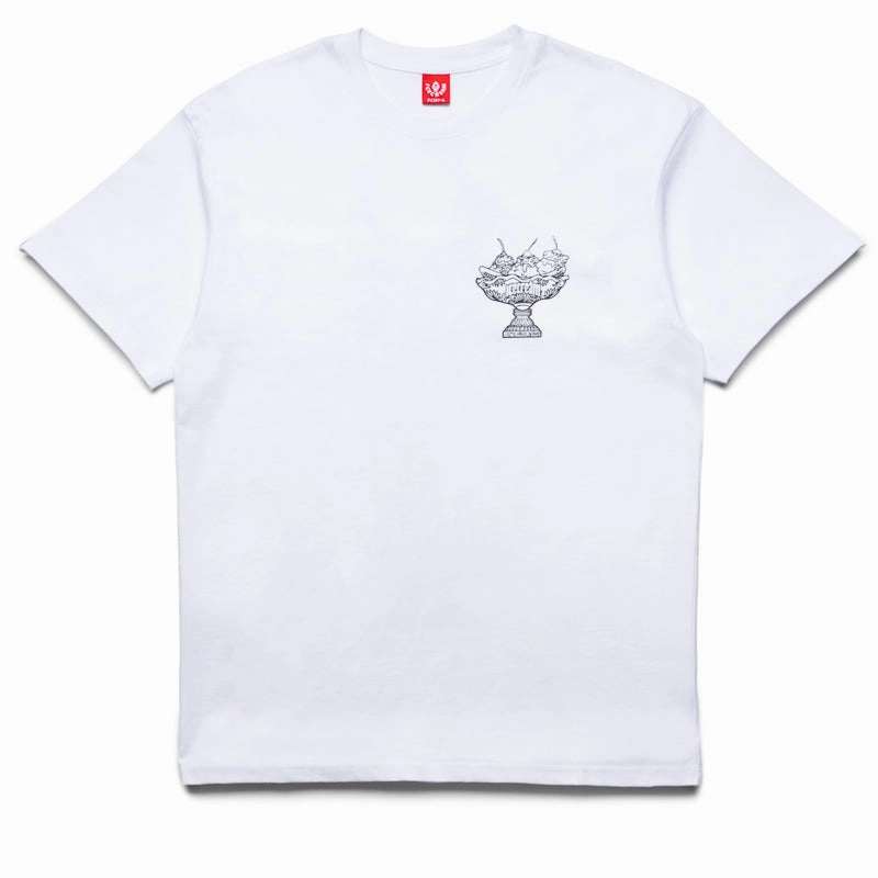 Ice Cream Fountain Tee - White