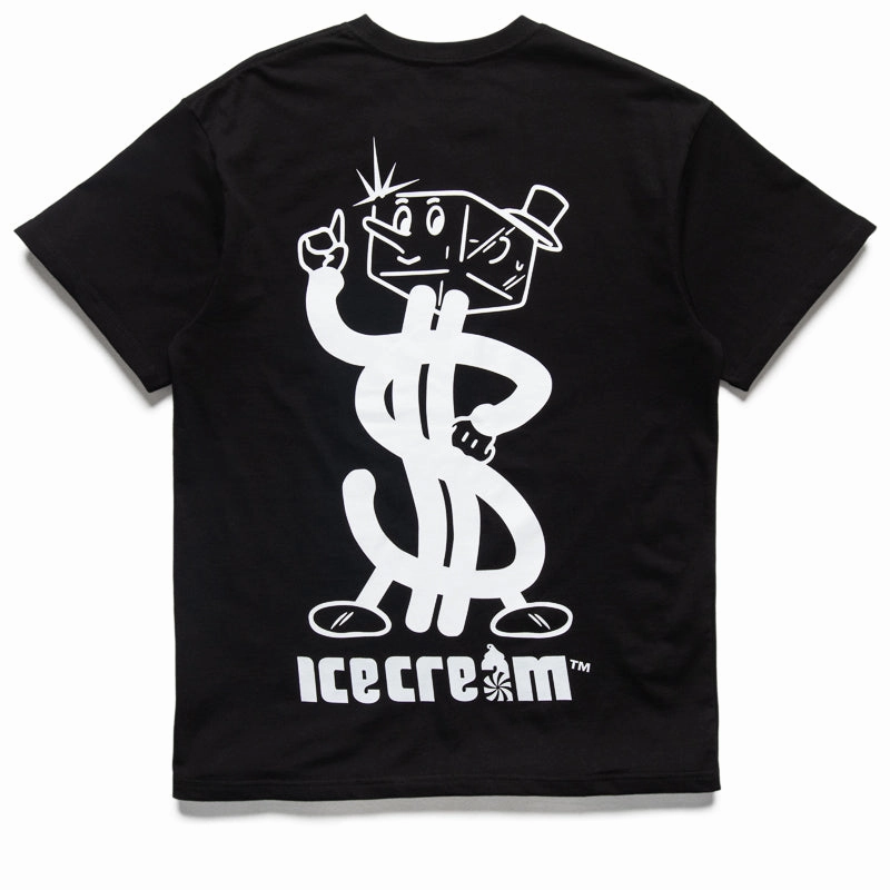 Ice Cream My Friends Call Me Cash Tee - Black