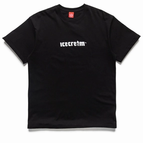 Ice Cream My Friends Call Me Cash Tee - Black