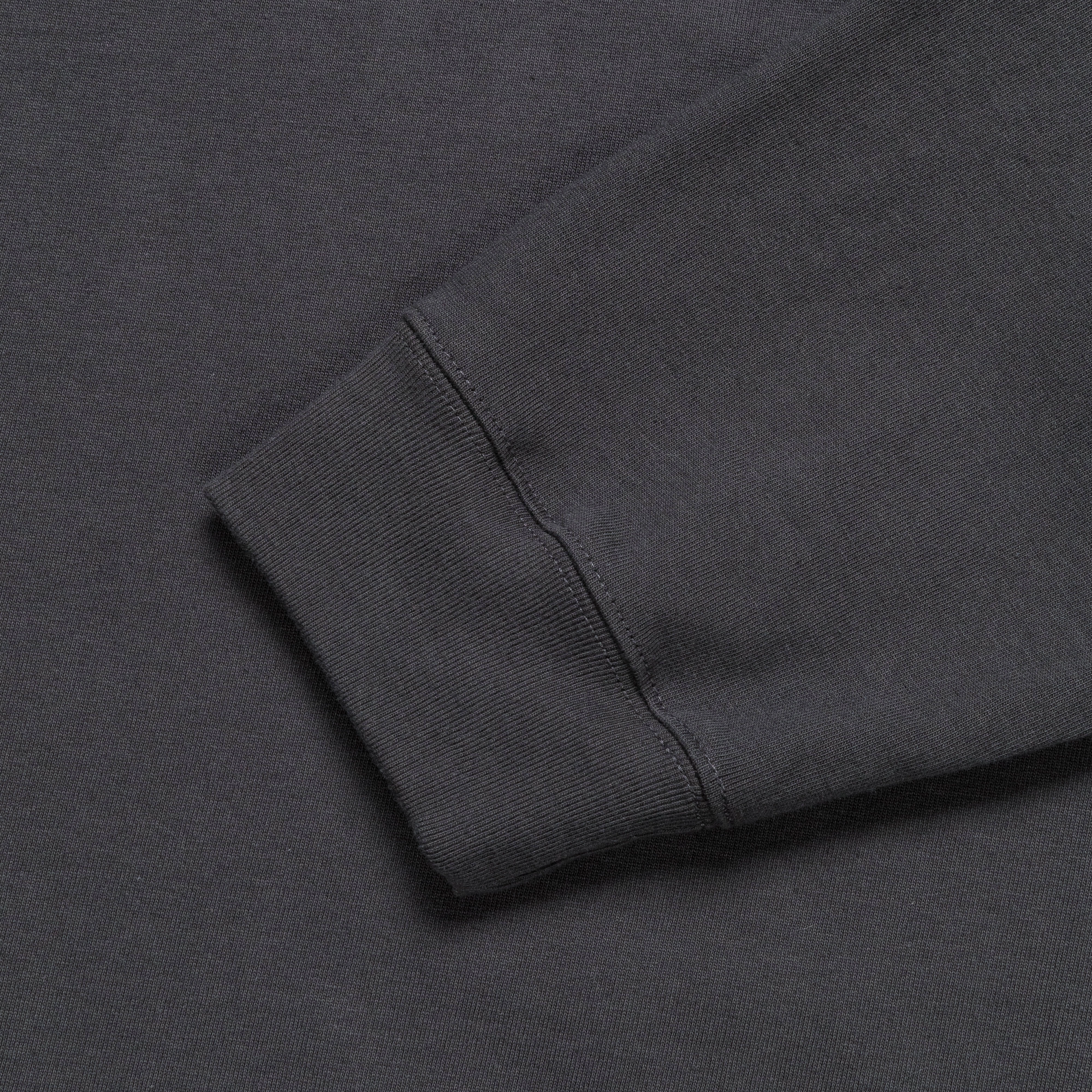 Jester Oversized Crewneck - Washed Black Jersey